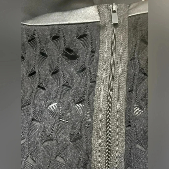 DVF Diane Von‎ Furstenberg Knit Cashmere  Blend Black Mini Dress - Picture 7 of 7